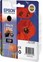 Картридж_Epson_17XL_Black T1711 для Epson_XP-33/103/ 203/207/303/306/403/406